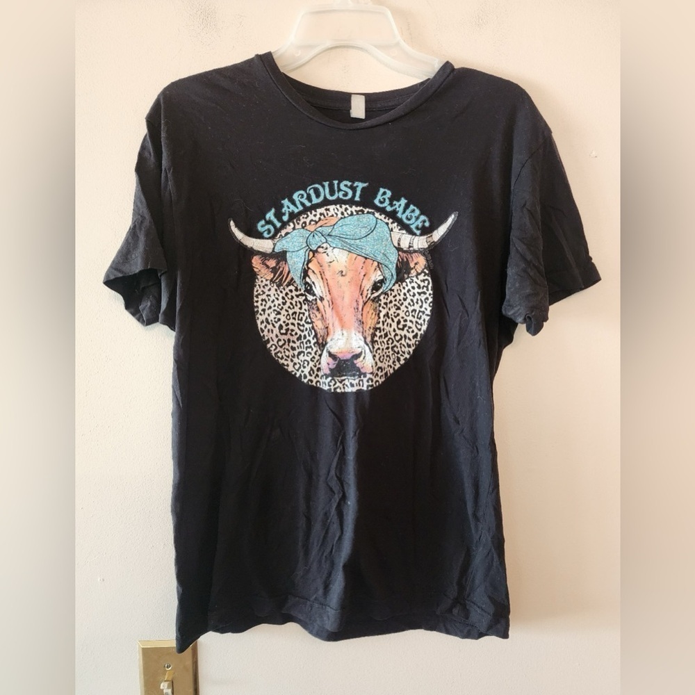 Farming cow t shirt size womens medium